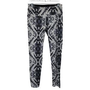 Victoria's Secret Sport Athletic Walking Hiking Tye Dye Black/Gray Leggings L